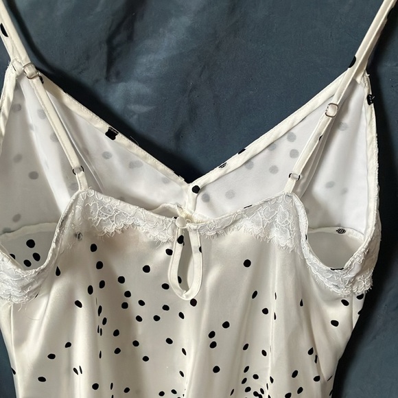 Kate Spade: “Dream a little Dream” Black/White with Lace nightgown- M - Picture 14 of 16